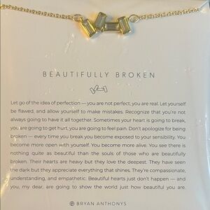 Bryan Anthonys Gold Beautifully Broken Necklace